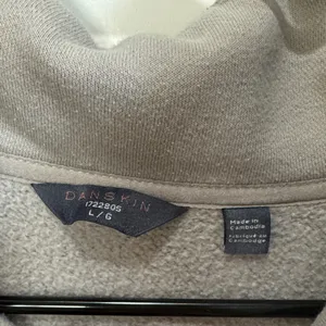 Danskin Light Gray Quarter-Zip Hoodie / J117 thumbnail 3