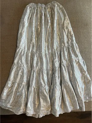 Vintage Bila of California Silver Skirt thumbnail 1