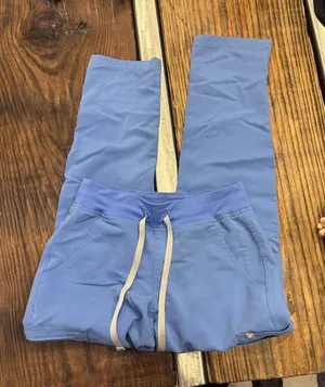 Figs W Yola HR Slim scrub pants light blue thumbnail 1