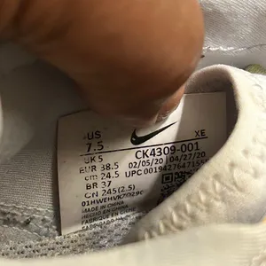 Nike Athletic Shoes - Gray and Orange thumbnail 7