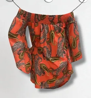 JOYCE Mini Dress Lined Paisley Size Small Pre-Loved thumbnail 1