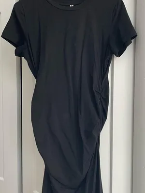 Casual Maternity Dress Black Size L thumbnail 1
