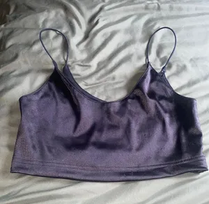 Urban Outfitters Satin Crop Top thumbnail 1