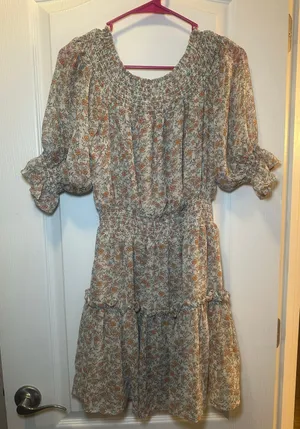 Boutique Floral Dress Multi thumbnail 1
