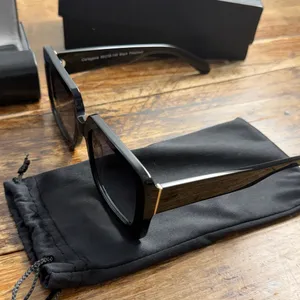 Quince Barcelona Polarized Black Oversized Sunglasses NIB‎ thumbnail 5