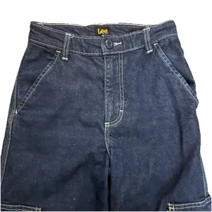 Lee Women's High Rise A-Line Cargo Jeans‎ Pants Size 25 Baggy Rave 90s Wide Leg thumbnail 6