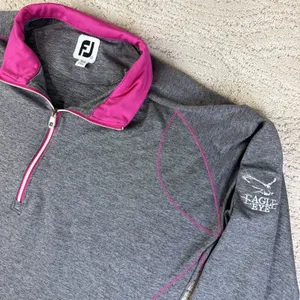 Women's Footjoy FJ Size Large 1/4 Zip Golf Pullover Sweatshirt thumbnail 2