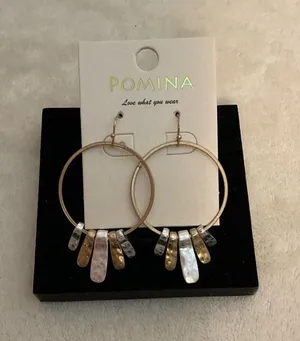 Pomina Mixed Metal Hoop Earrings in Gold and Silver thumbnail 1