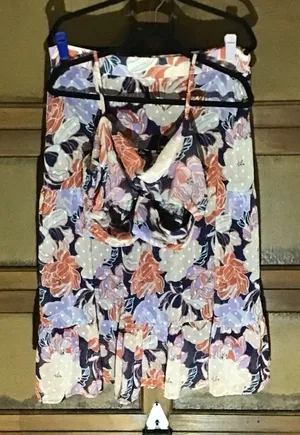 Lulu Cottagecore MIDI skirt Set in Pink Sz XL thumbnail 1