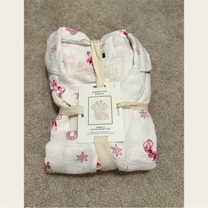 American Eagle WOMEN'S COTTON GAUZE PJ SET, NWT! thumbnail 3