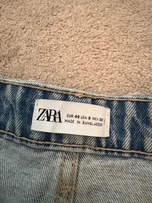 ZARA Light Wash Shorts thumbnail 3