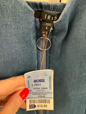 Denim Dress Iris Mini Front Zip thumbnail 3