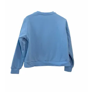 Queen of Sparkles Just Married License Plate Sweatshirt XS Blue Sequin Graphic thumbnail 6