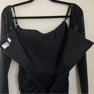 House of CB‎ Freyja black gathered corset dress size XS thumbnail 10