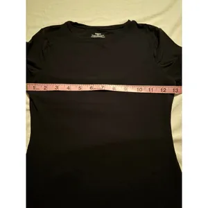 SUUKSESS Womens Black Short Sleeve Crew Neck Athletic Compression Top Size XS thumbnail 3