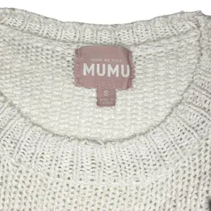 Show Me Your Mumu Anya Knit Long Sleeve Pullover Sweater Cream White Women's S thumbnail 6