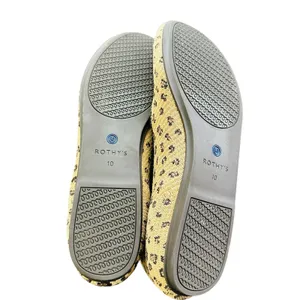 Rothys The Flat Leopard Round Toe Shoes W10 Cheetah Print Slip On Retired thumbnail 5