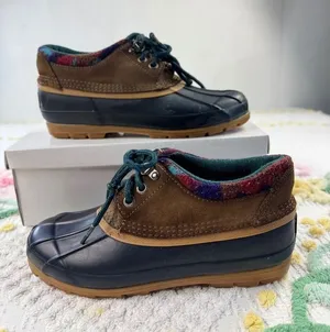 Bay Area Traders Duck Boots‎ Plaid Lined Thermolite Insoles Size 8 thumbnail 1