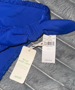 Aerie Blue Bikini Bottoms thumbnail 4
