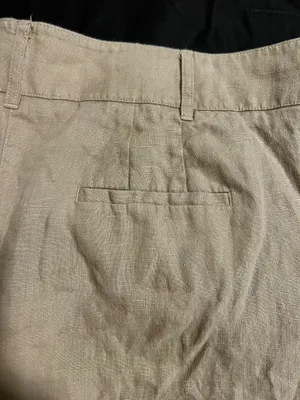 Womens sz20-22R Boden 100% Linen wide leg capri pants 24" inseam thumbnail 7