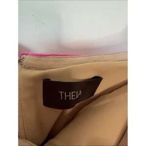 Theia Sunny Pink Strapless Sweetheart Slit Formal Gown Dress Small thumbnail 5