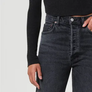AGOLDE High Rise 90s Pinch Jeans - Black- Size 23 thumbnail 6