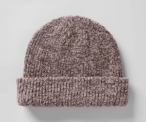 Alo Yoga Marl Beanie Hat- Mushroom Marl thumbnail 1