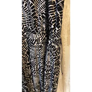 Rafaella Black White‎ Abstract Print Sleeveless Jumpsuit Size Large thumbnail 8