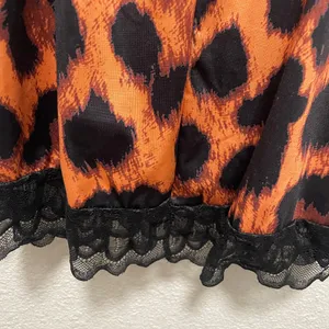 Leopard Print Lace Trim Cami thumbnail 5
