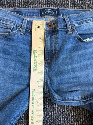 Lucky Brand Charlie Skinny Raw Hem Denim Jeans Stretch Womens Size 8 / 29 thumbnail 2