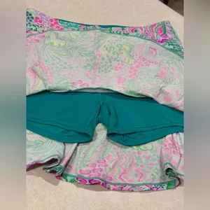 Lilly Pulitzer Carmelia Skort (Multi Banana Split) Women's Skort Luxletic Sz XS thumbnail 8