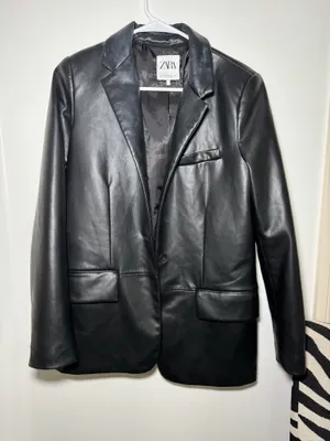 ZARA Faux Leather Jacket thumbnail 1