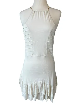 Nordstroms Piper Project Sleeveless Boho Leather Strap Ruffle Skirt Dress thumbnail 2