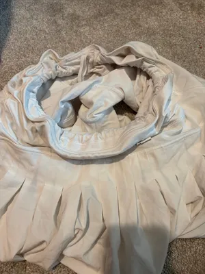 Lululemon white Performance athletic skirt Skort Active Skirt size 8 thumbnail 6
