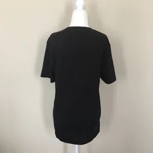 Levi's logo retro boyfriend tee shirt top black thumbnail 3