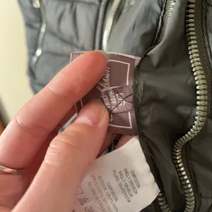 Quilted Reversible Vest in Olive green and Blue thumbnail 4