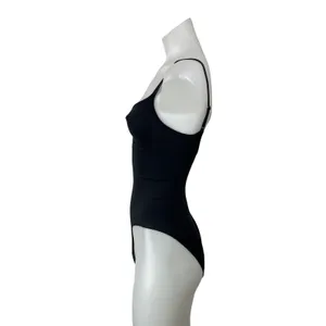 Skims Women's Black Bustier Sleeveless Open Back Cami Tank Bodysuit Top Size S thumbnail 2