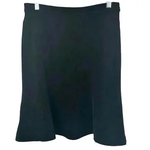 White House Black Market Women's Black Skirt Size 6 Knee Length side‎ zipper thumbnail 6