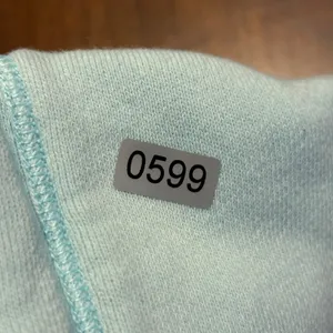 Aerie Hoodie Women S Light Blue Oversized Raw Hem V-Neck Sweatshirt thumbnail 14
