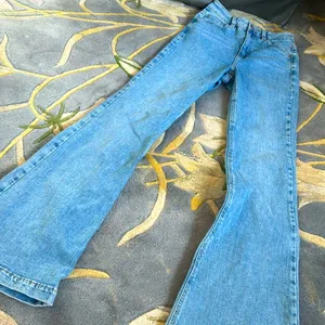 Garage Denim Light Wash Flare‎ Jeans Size 24 thumbnail 1
