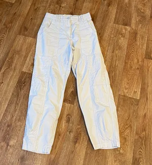Maeve Blue Tapered Cargo Pants thumbnail 3