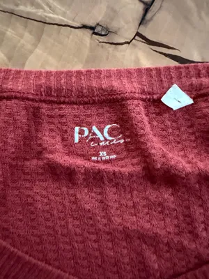 Pacsun Coral Cropped Long Sleve thumbnail 2