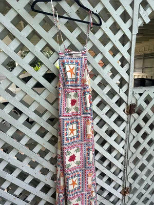 Anthropologie Tie-Neck Column Midi Dress thumbnail 5