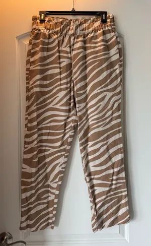 Ann Taylor animal print pants thumbnail 1