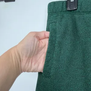 Roots Outdoors‎ Sweatpants Green Fleece Joggers Logo Small Cozy thumbnail 4