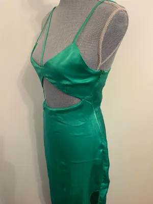ZARA Satin Midi Dress. Size Small thumbnail 7