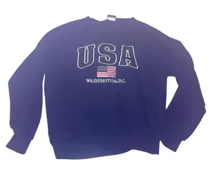Vintage Washington DC Crewneck Sweatshirt Embroidery Logo M thumbnail 1