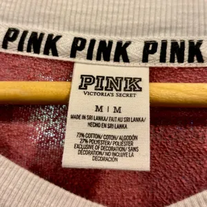 Victoria's Secret PINK Varsity V-Neck Long Sleeve Oversized Cozy Sweatshirt, M thumbnail 4