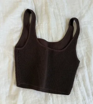 Aritzia brown bra top thumbnail 4