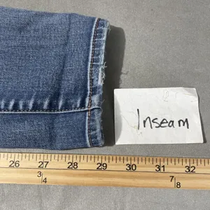 American Eagle Hi Rise Jegging Size 8 Blue Jeans Stretch Distressed Denim Skinny thumbnail 12